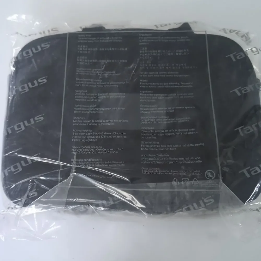 NWT Targus 12.1” Intellect Slim Slipcase Bag Black Laptop Case Organizer